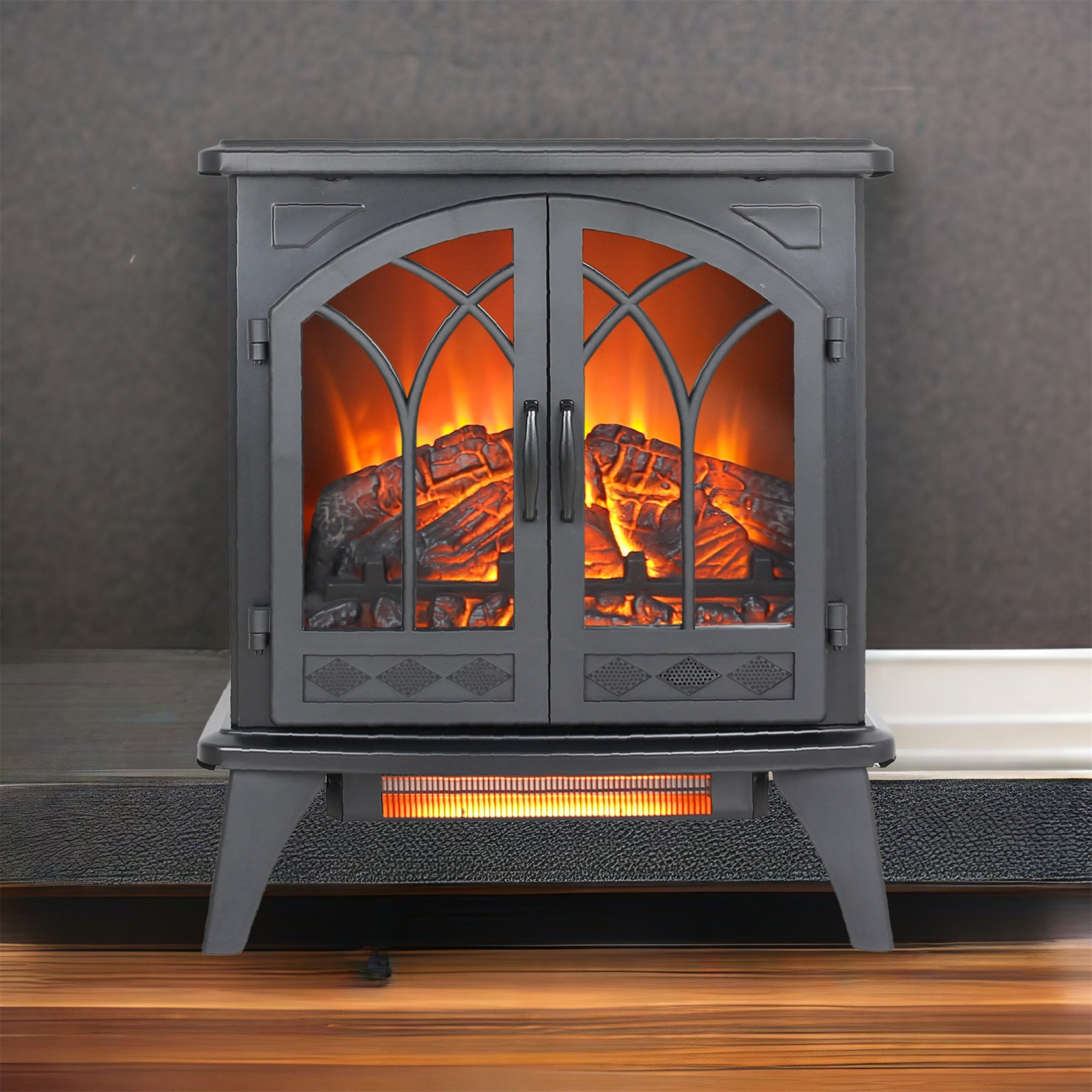 Plow & Hearth Panoramic Quartz Infrared Stove Heater & Reviews