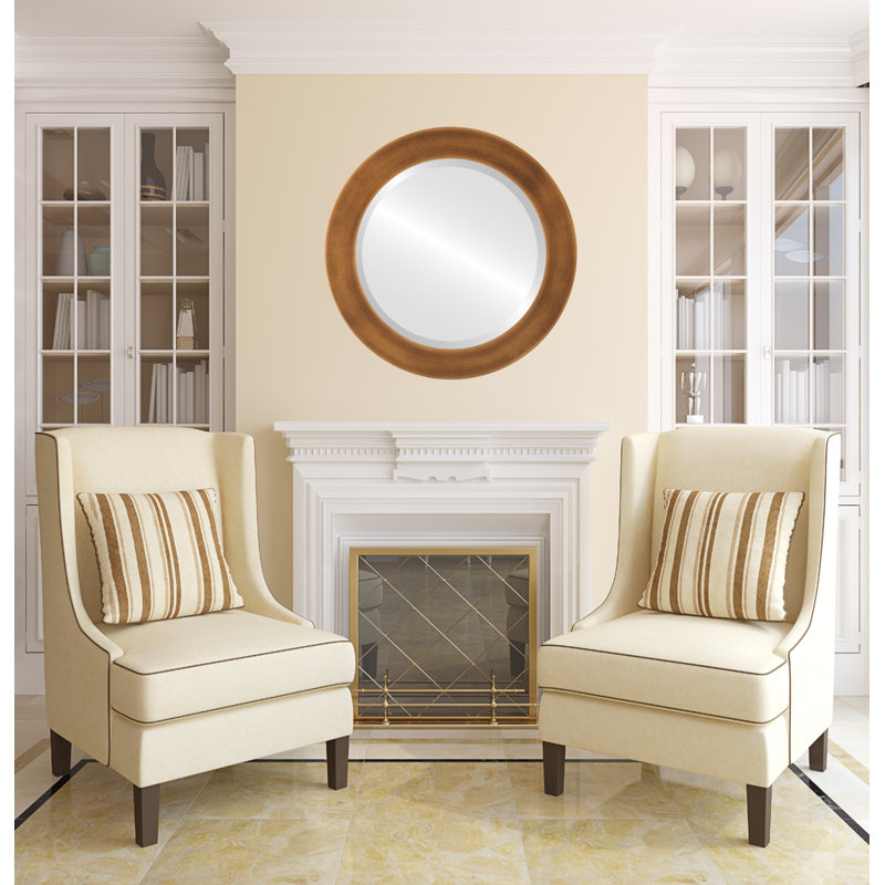 Miroir décoratif traditionnel Meansville, 17 po x 17 po
