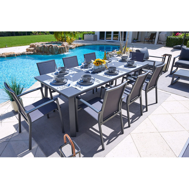 Ensemble de patio complet 16 pièces avec coussins Gundl