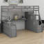 Lit mezzanine tout-en-un avec bureau, tiroirs, tablettes-1371386452