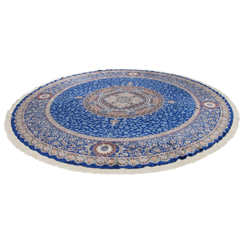 Tapis turc bleu marine 10 x 10
