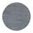 Shundell One-of-a-Kind 8' New Age Round Wool Area Rug Gray