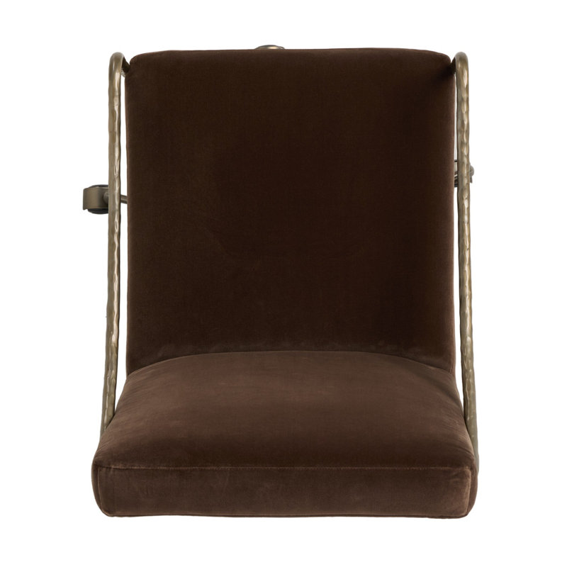 Alonzo Desk Chair-Blamont Cream, Surrey Mink