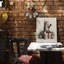 Mignon chat de Noël, art mural sans cadre 16 po x 20 po