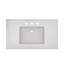 Plateau de meuble-lavabo simple en béton 36,5 po avec lavabo Palomar-17107203-60590000