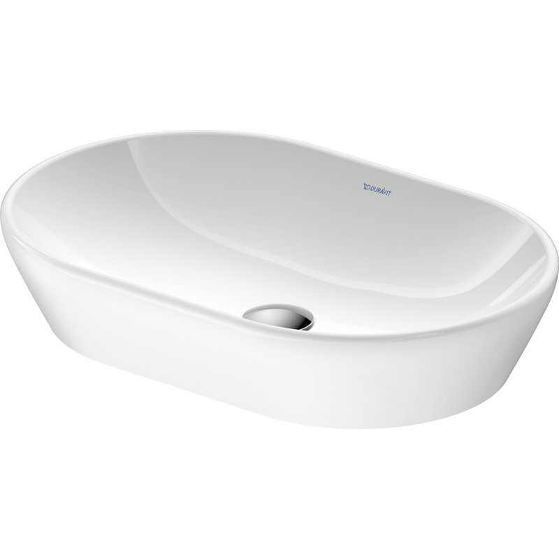 Duravit D-Neo Washbowl White High Gloss 23.63" Vessel