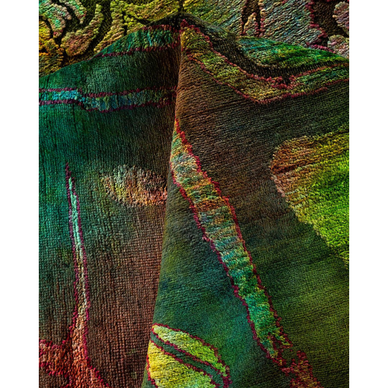 Dalessio One-of-a-Kind 9' 10" X 13' 10" Hand Knotted Area Rug