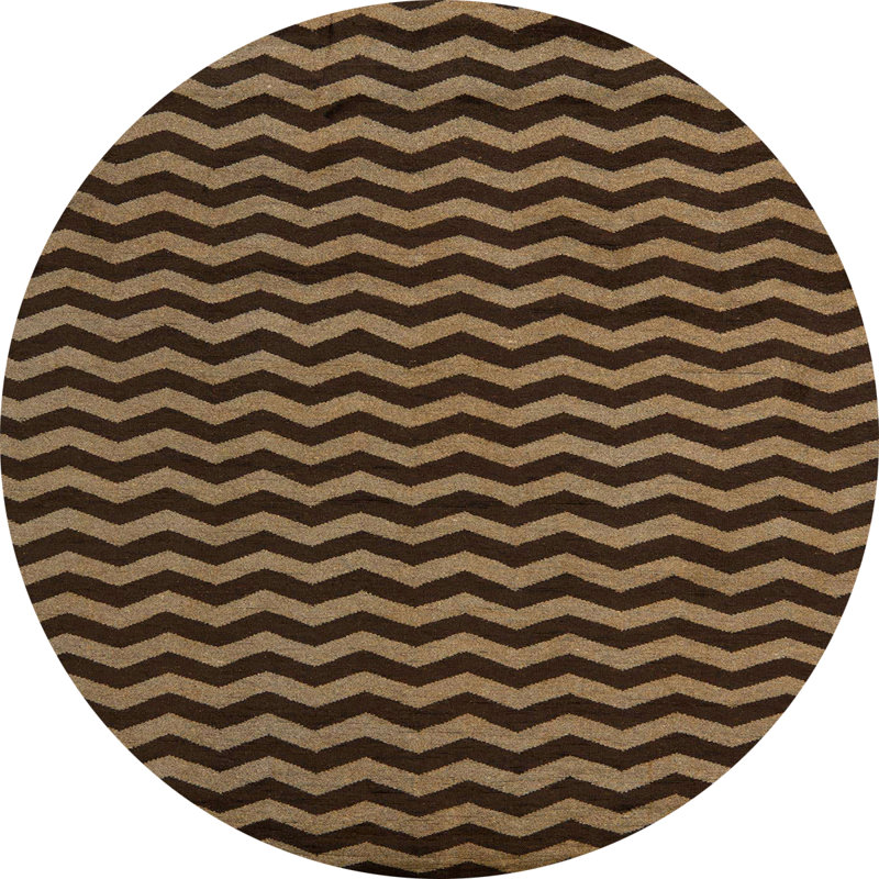 Abstract Indoor Rug, Round 7'