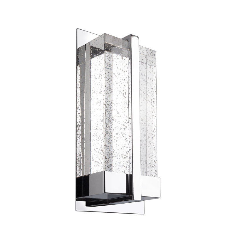 Gable LED Flush Mounted Sconce, Chrome
