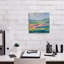  «Flower Hill 1» par Silvia Vassileva, art mural sur toile, 12 po x 12 po