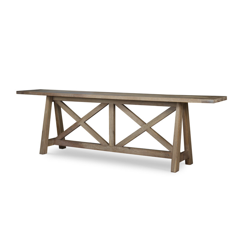 Wilkes 123 in. Solid Wood Console Table