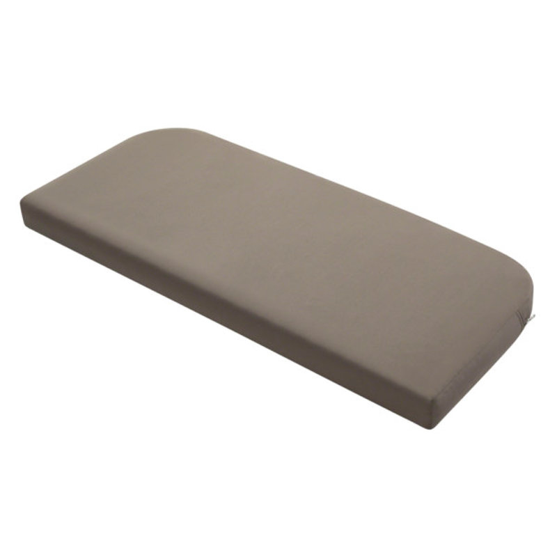 Outdoor Seat Cushion, Dark Taupe, 42" W x 18" D