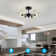 Agle Glass LED Semi Flush Mount