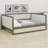 Upholstered Daybed With Trundle And Nailhead Decoration