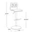 Tabouret de bar réglable avec pivot-1609822693