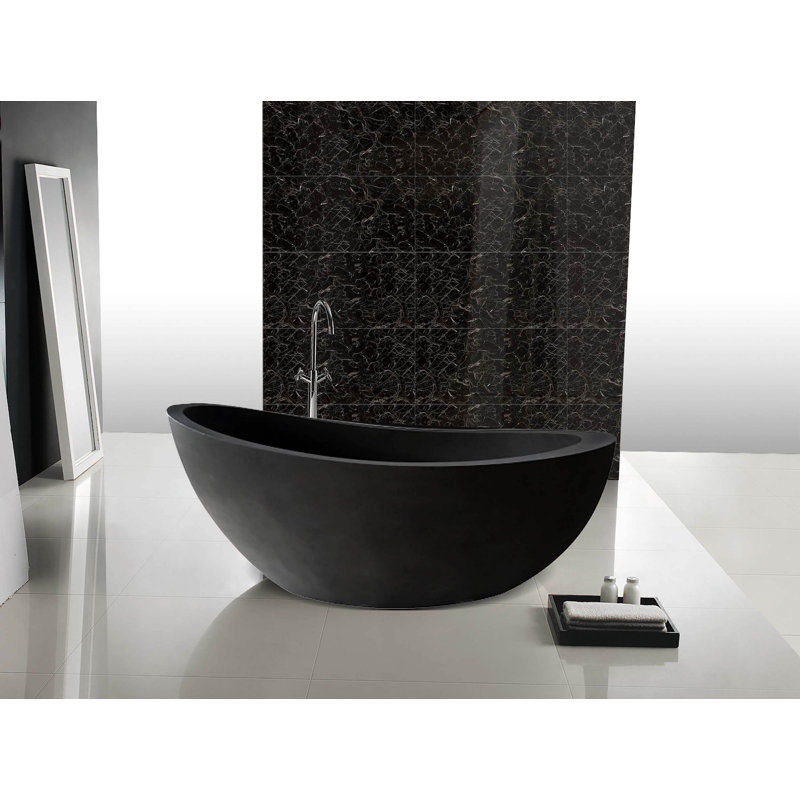 Panneaux muraux imitation marbre noir et blanc 23,6 po x 11,8 po Falkirk Moray (paquet de 10)