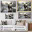 Brown White Moose Winter Majesty Framed On Canvas Print-1153749372-1183868981-1183868930