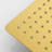 1-Spray Patterns With 2.5 GPM 15.7 In. Ceiling Mount Fixed Shower Head With Shower Arm In Brushed Gold