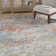 Felty Abstract Gray/Pink Area Rug