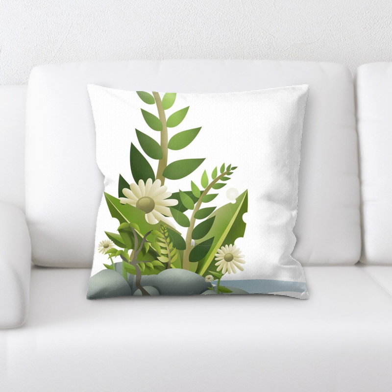 Microsuede Throw Pillow