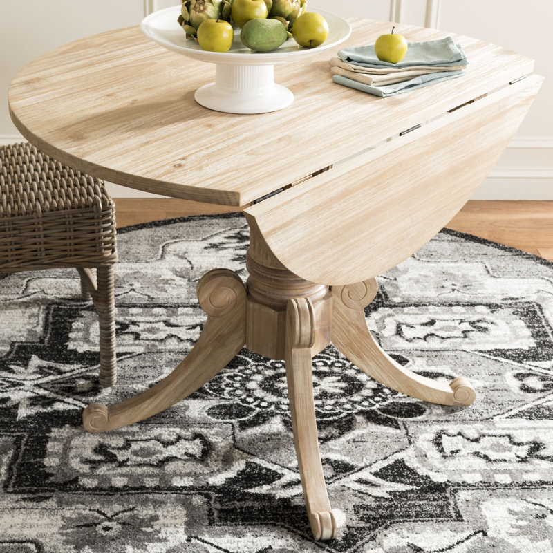 Ensemble de salle à manger 5 pièces Denholme, Rustique naturel, Chêne rustique / beige