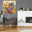 Art mural épique «Garden Hues 2» par Silvia Vassileva, 36 po x 36 po-1687018662