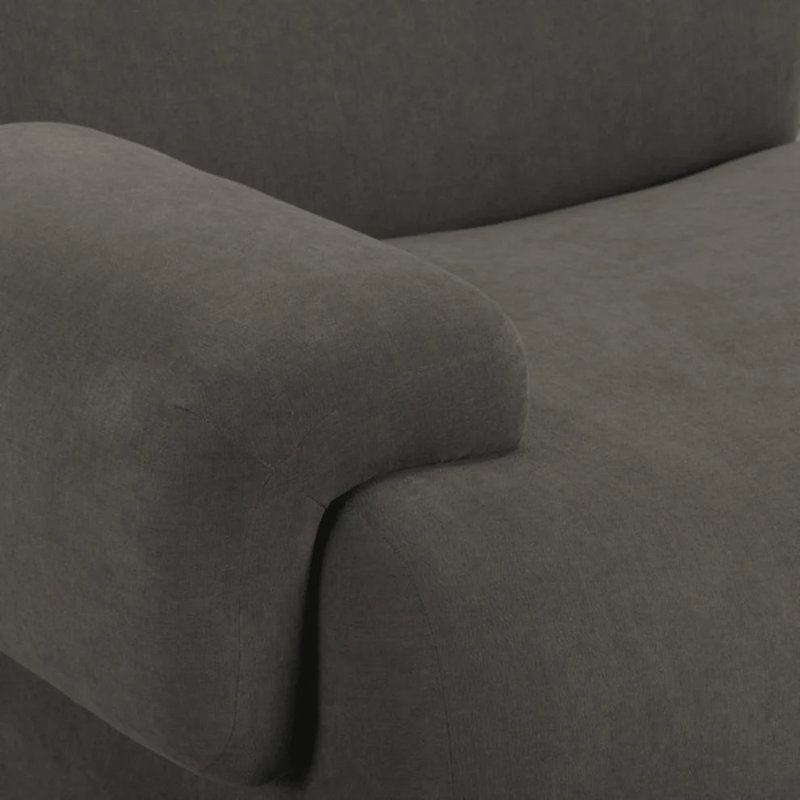 Upholstered 116.5 " Sofa, Cloud