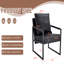 Ensemble de 1 canapé classique en cuir de polyuréthane noir et structure en métal - Conception ergonomique, un mélange parfait de styles moderne et industriel