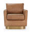 Lathe Leather Accent Chair-768644641