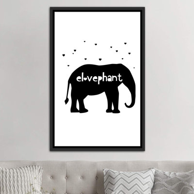 Éléphant, art sur toile