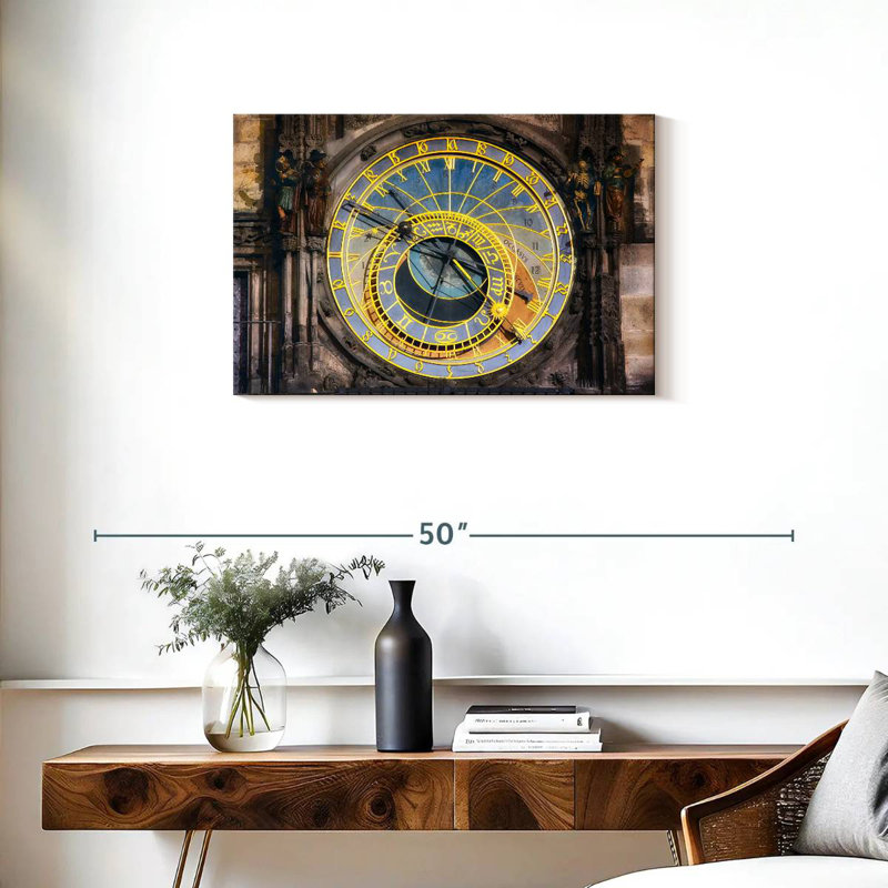Horloge astronomique Kerner, H 20 po x l 30 po