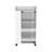 Bar Cart With Casters, Glass Door And 2-Side Shelf-1405908280