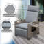 Chaise de patio inclinable avec coussins-457597681
