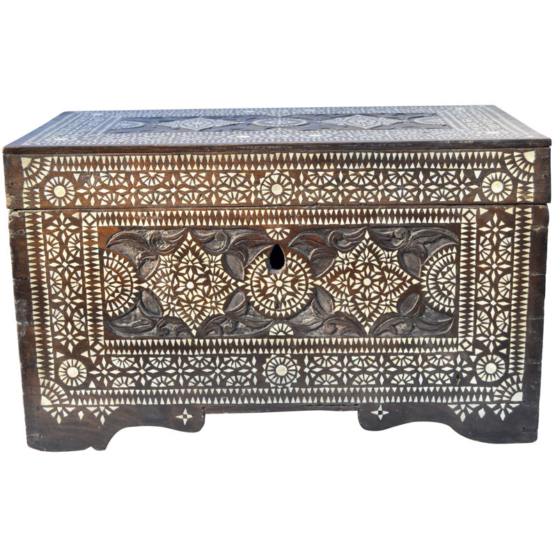 Late 19th Century Moorish-patterned Mother-of-pearl Chest