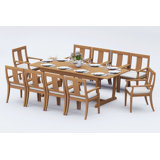 Osborne Teak Wood Patio Dining Set