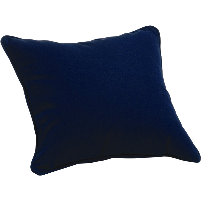 Square Pillow Cover & Insert, Navy
