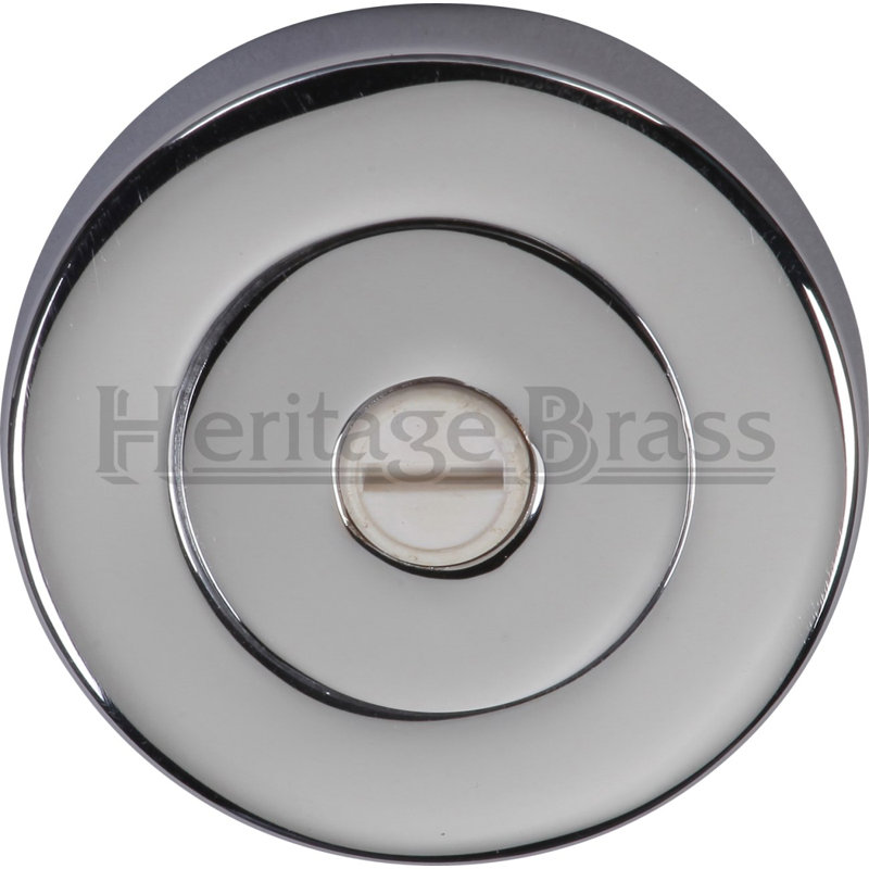 Heritage Brass Heritage Privacy Thumbturn & Emergency Release, Polished Chrome
