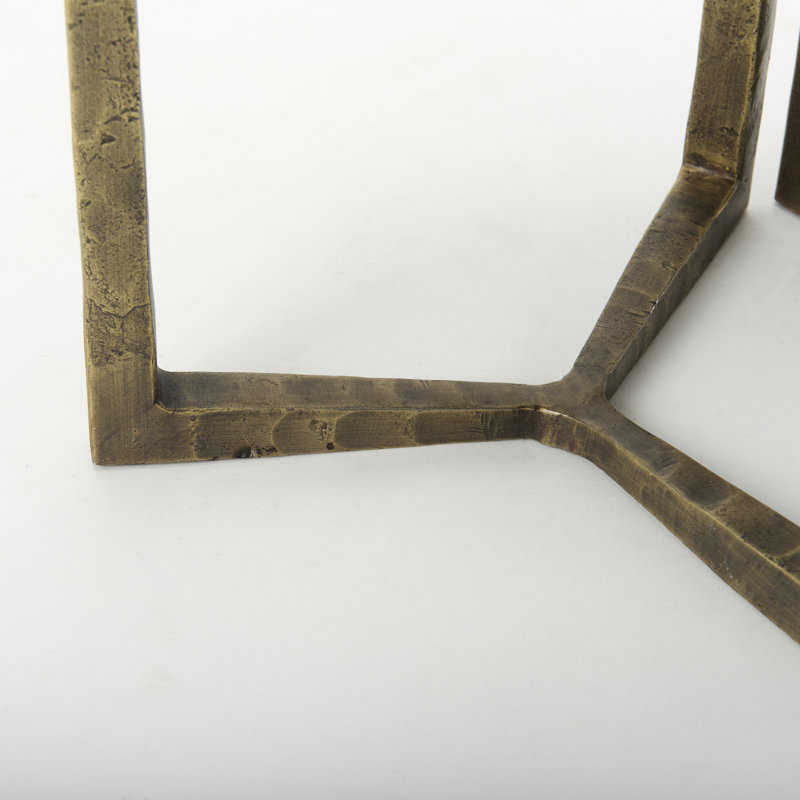 Niyelle Solid Wood Top Nesting Tables