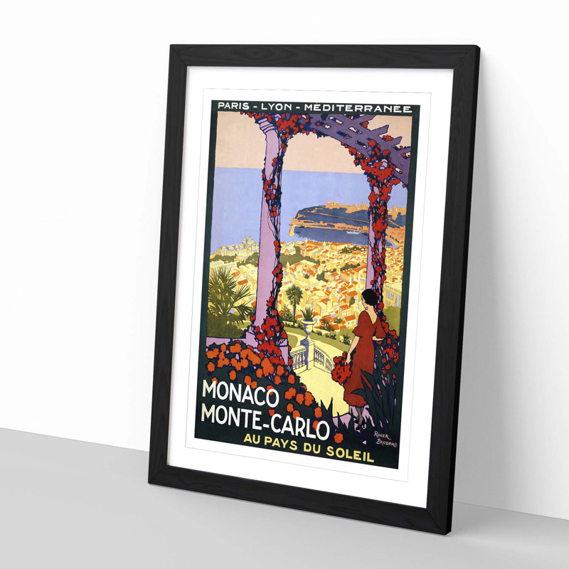 Single Picture Frame Print, Black