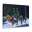 «An Organized Line of Seahorse Group», impression d'art animalier mural