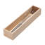 iDesign Renewable Wood Collection in Paulownia Wood Drawer Organizer Bin, 3.3" x 15" x 2.5"