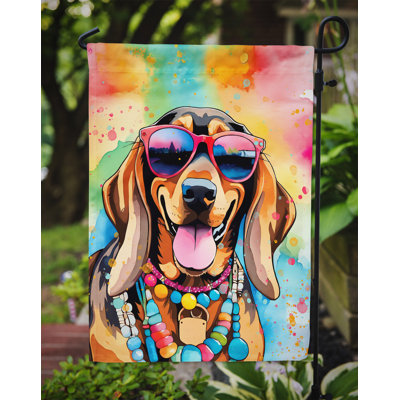 Drapeau de jardin Hippie Dawg