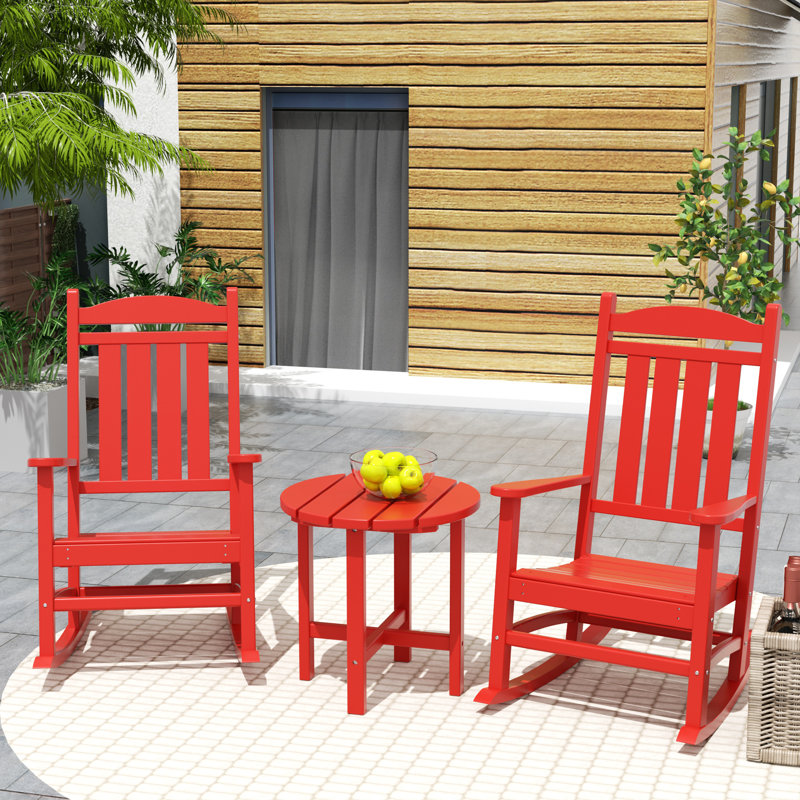 Laguna 2 - Person Patio Conversation Set, Red