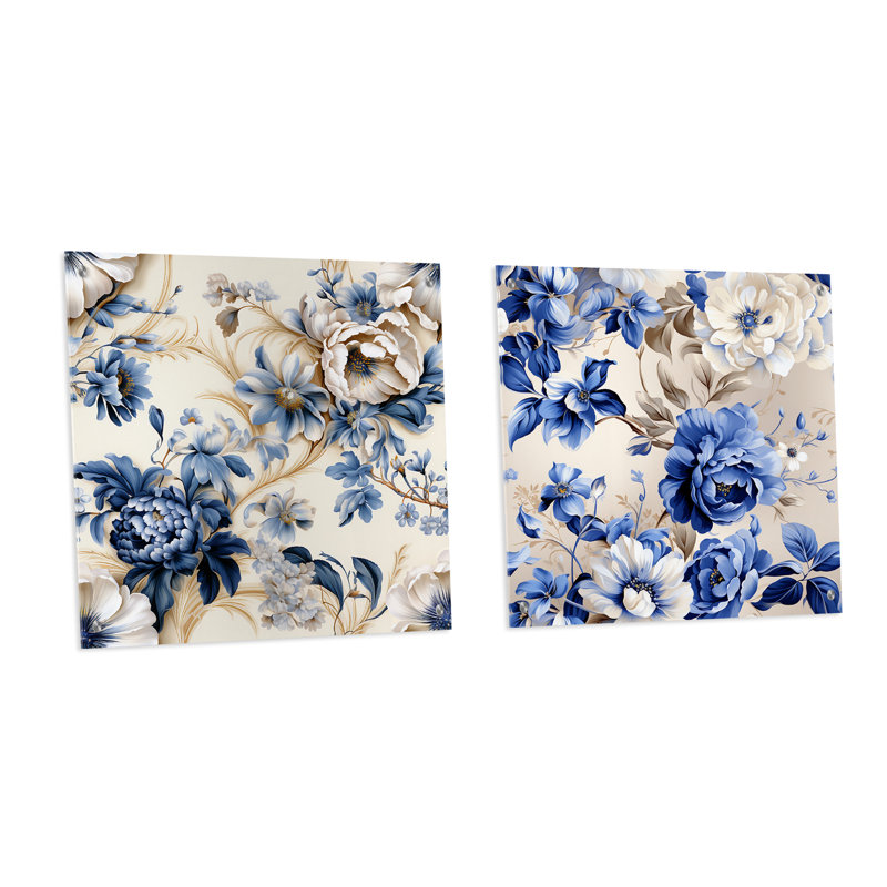 Neo Victorian Cobalt Cameo Victorian, H 36 po x l 73 po