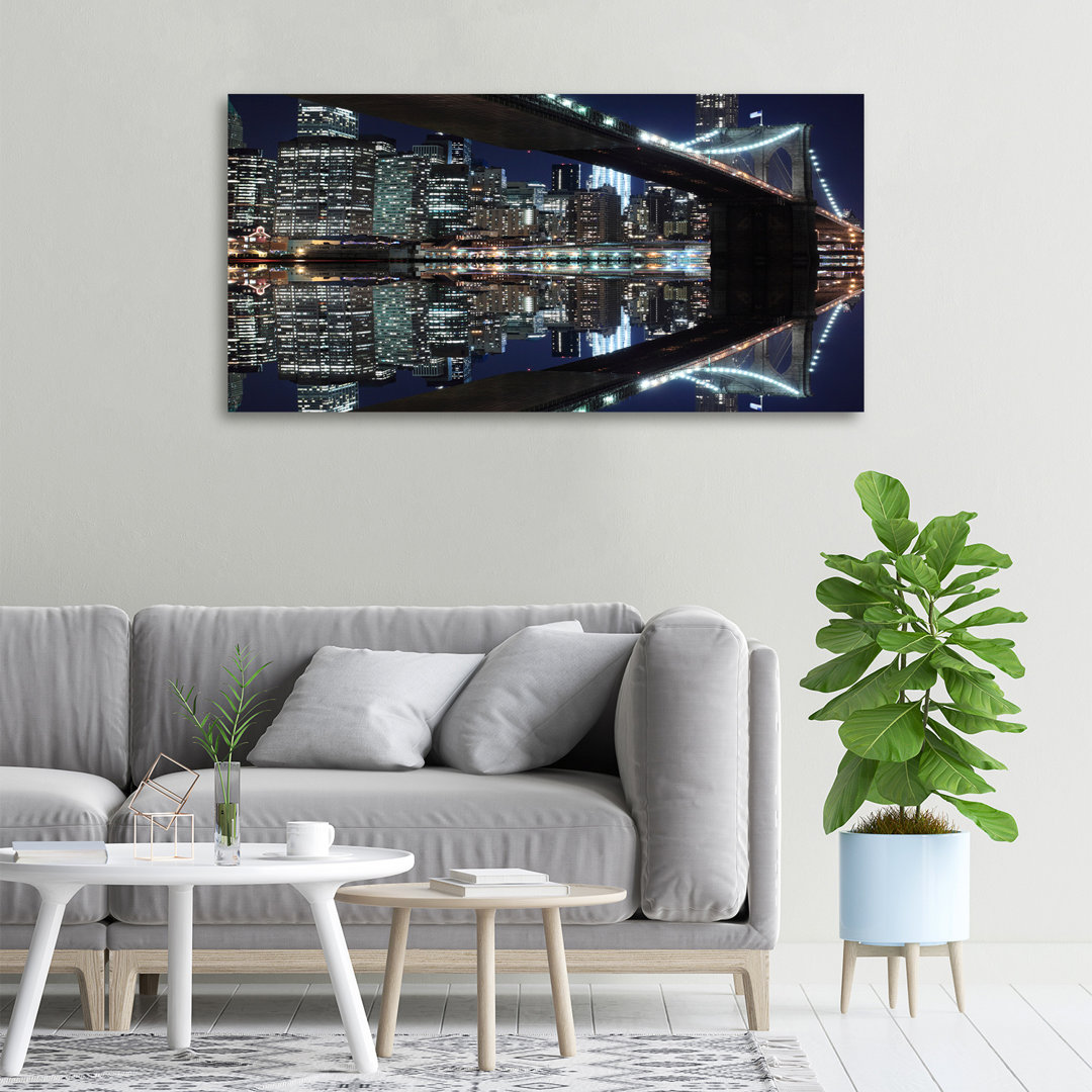 Brooklyn Bridge - Wrapped Canvas Print
