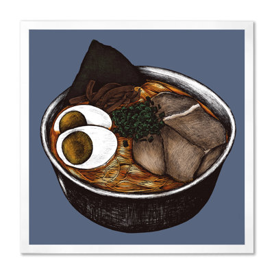 " Brown Ramen Japanese Dish "