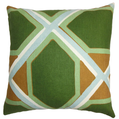 Quigley Geometric Cotton Throw Pillow