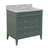 Frankfurt 36" Single Bathroom Vanity with Sage Green Cabinet and Carrara Marble Countertop-1667135195-1667135143