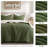 Riordan Olive Textured Knit Chenille 2-Piece Twin Comforter Set-115612622-101683133