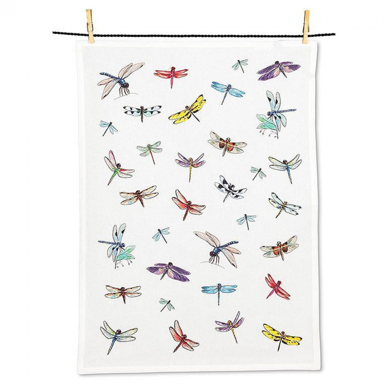 Allover Dragonflies Tea Towel